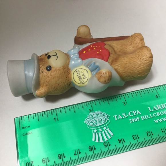 Vintage Greatest Dad Father's Day Teddy Bear 1980 Lucy Rigg Enesco Lucy … - Picture 4 of 4